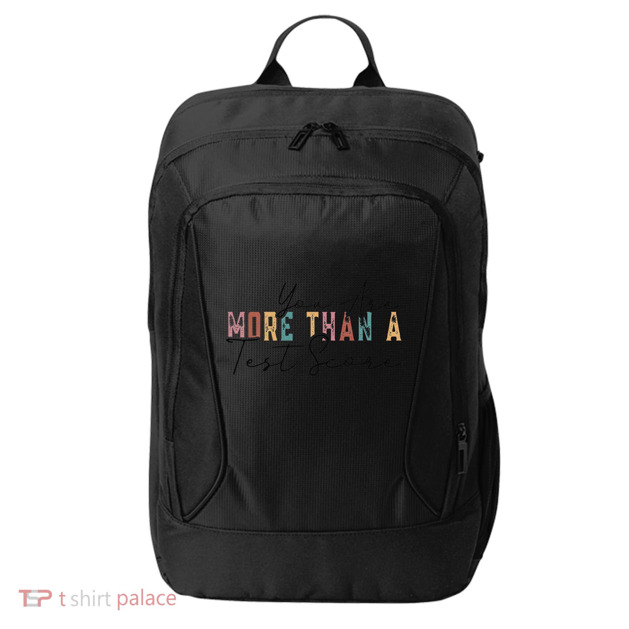 You Are More Than A Test Score Cool Vintage Test Day Teacher City Backpack