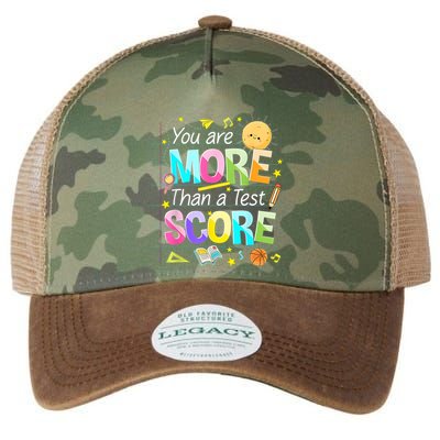 You Are More Than A Test Score Teacher Test Day Legacy Tie Dye Trucker Hat