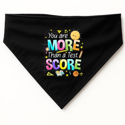 You Are More Than A Test Score Teacher Test Day USA-Made Doggie Bandana