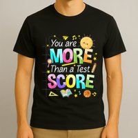 You Are More Than A Test Score Teacher Test Day T-Shirt