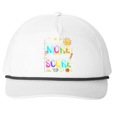 You Are More Than A Test Score Teacher Test Day Snapback Five-Panel Rope Hat