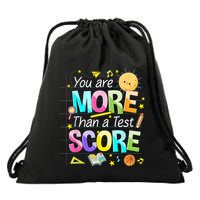 You Are More Than A Test Score Teacher Test Day Drawstring Bag