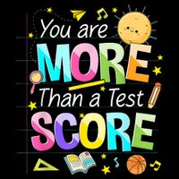 You Are More Than A Test Score Teacher Test Day Drawstring Bag