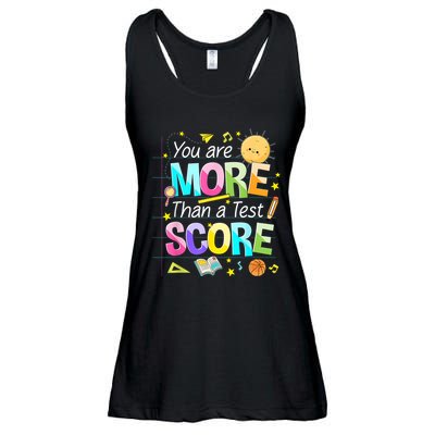 You Are More Than A Test Score Teacher Test Day Ladies Essential Flowy Tank