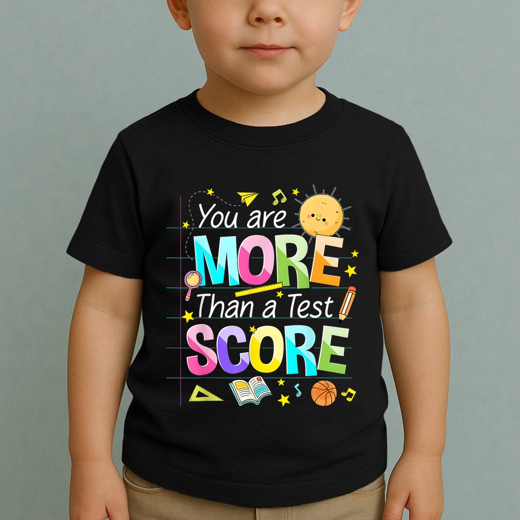 You Are More Than A Test Score Teacher Test Day Toddler T-Shirt