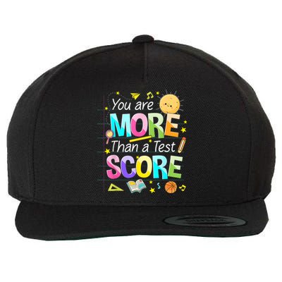 You Are More Than A Test Score Teacher Test Day Wool Snapback Cap