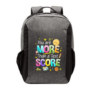 You Are More Than A Test Score Teacher Test Day Vector Backpack