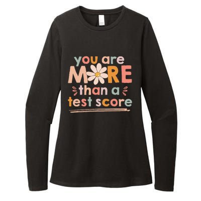 You Are More Than A Test Score Teacher Testing Day Womens CVC Long Sleeve Shirt