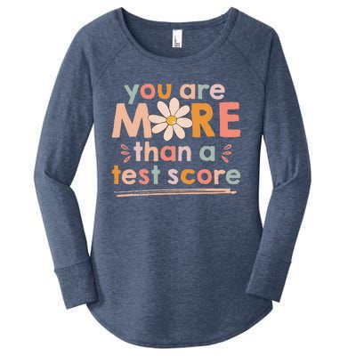 You Are More Than A Test Score Teacher Testing Day Women's Perfect Tri Tunic Long Sleeve Shirt