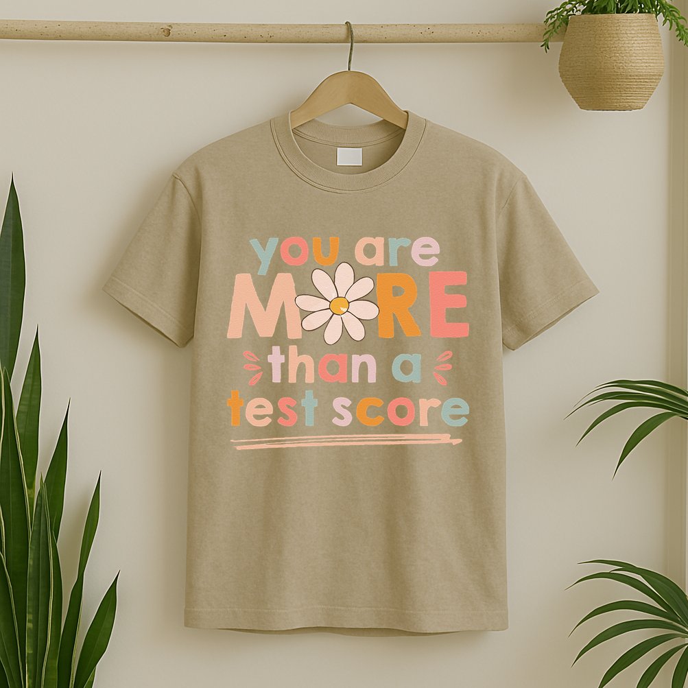 You Are More Than A Test Score Teacher Testing Day T-Shirt