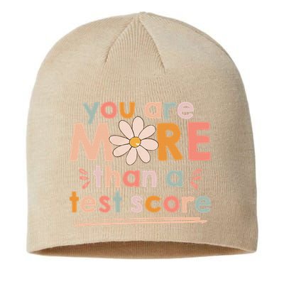 You Are More Than A Test Score Teacher Testing Day Sustainable Beanie