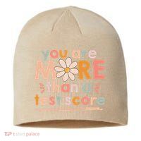You Are More Than A Test Score Teacher Testing Day Sustainable Beanie