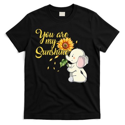 You Are My Sunshine Hippie Sunflower Elephant T-Shirt