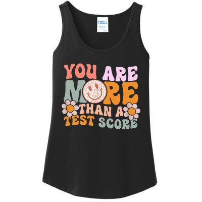 You Are More Than A Test Score Tie Dye Teacher Testing Day Ladies Essential Tank