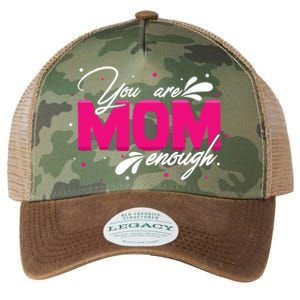 You Are Mom Enough Gift Legacy Tie Dye Trucker Hat