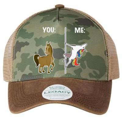 You And Me Simple And Pretty Cool Horse Unicorn Costume Legacy Tie Dye Trucker Hat