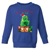 You're A Meow One Mr Cat Christmas Holiday Funny Cute Gift Toddler Sweatshirt