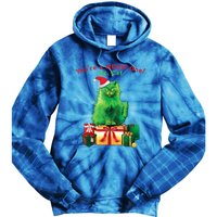 You're A Meow One Mr Cat Christmas Holiday Funny Cute Gift Tie Dye Hoodie