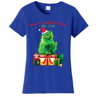 You're A Meow One Mr Cat Christmas Holiday Funny Cute Gift Women's T-Shirt