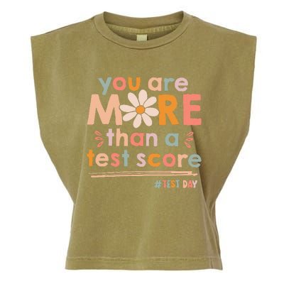 You Are More Than A Test Score Teacher Testing Test Day Garment-Dyed Women's Muscle Tee