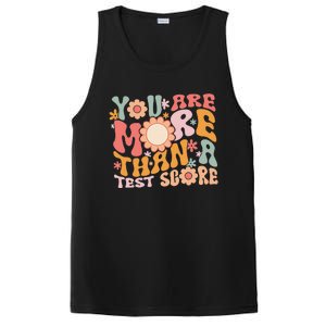 You Are More Than A Test Score Teacher Testing Day Groovy PosiCharge Competitor Tank