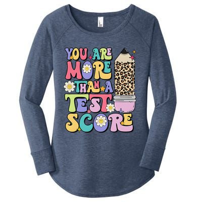 You Are More Than A Test Score Teacher Testing Test Day Women's Perfect Tri Tunic Long Sleeve Shirt