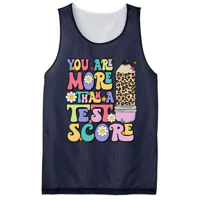 You Are More Than A Test Score Teacher Testing Test Day Mesh Reversible Basketball Jersey Tank