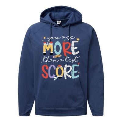 You Are More Than A Test Score Test Day Staar Testing Performance Fleece Hoodie