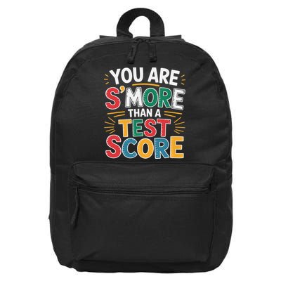 You Are More Than A Test Score Test Day Teacher 16 in Basic Backpack