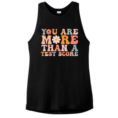 You Are More Than A Test Score Teacher Testing Day Ladies PosiCharge Tri-Blend Wicking Tank