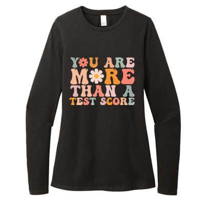 You Are More Than A Test Score Teacher Testing Day Womens CVC Long Sleeve Shirt