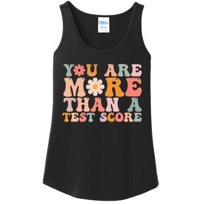 You Are More Than A Test Score Teacher Testing Day Ladies Essential Tank