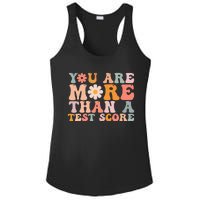 You Are More Than A Test Score Teacher Testing Day Ladies PosiCharge Competitor Racerback Tank