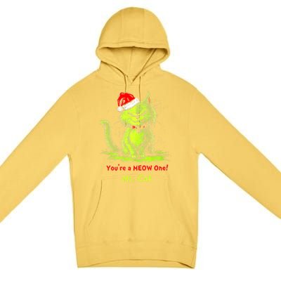 YouRe A Meow One Mr Cat Premium Pullover Hoodie