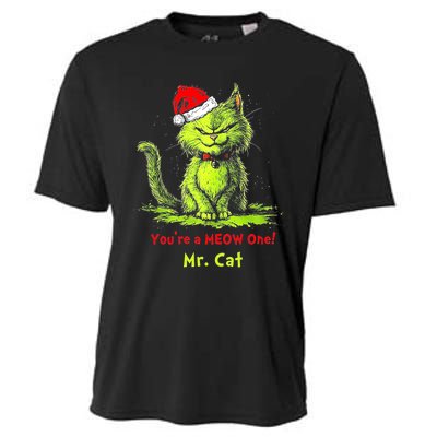 YouRe A Meow One Mr Cat Cooling Performance Crew T-Shirt