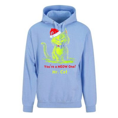 YouRe A Meow One Mr Cat Unisex Surf Hoodie