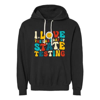 You Are More Than A Test Score Teacher Testing Test Day Garment-Dyed Fleece Hoodie