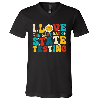 You Are More Than A Test Score Teacher Testing Test Day V-Neck T-Shirt