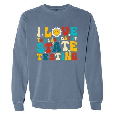 You Are More Than A Test Score Teacher Testing Test Day Garment-Dyed Sweatshirt