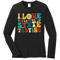 You Are More Than A Test Score Teacher Testing Test Day Ladies Long Sleeve Shirt