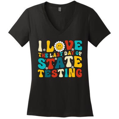 You Are More Than A Test Score Teacher Testing Test Day Women's V-Neck T-Shirt