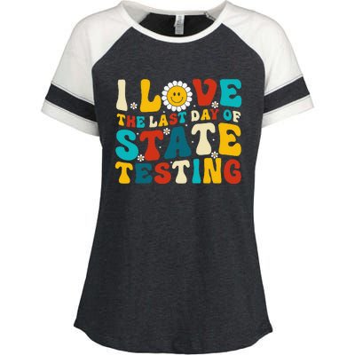 You Are More Than A Test Score Teacher Testing Test Day Enza Ladies Jersey Colorblock Tee