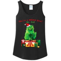 YouRe A Meow One Mr. Cat Christmas Holiday Ladies Essential Tank