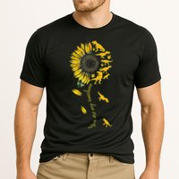 You Are My Sunshine Dinosaur T Rex Sunflower Cooling Performance Crew T-Shirt
