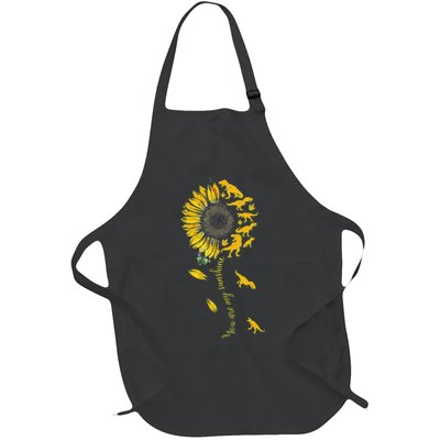 You Are My Sunshine Dinosaur T Rex Sunflower Apron