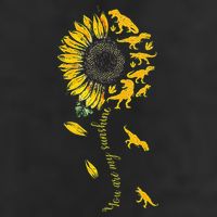 You Are My Sunshine Dinosaur T Rex Sunflower 11oz C Handle Ceramic Mug