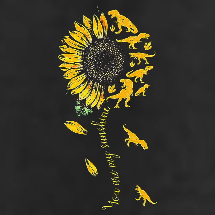 You Are My Sunshine Dinosaur T Rex Sunflower 11oz C Handle Ceramic Mug