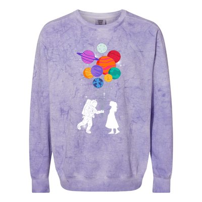 You Are My Universe Cute Space Colorblast Crewneck Sweatshirt