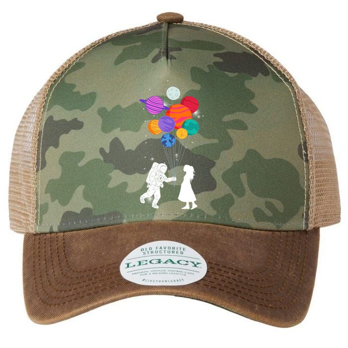You Are My Universe Cute Space Legacy Tie Dye Trucker Hat