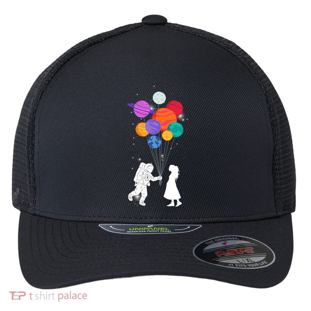 You Are My Universe Cute Space Flexfit Unipanel Trucker Cap